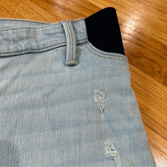 Ingrid & Isabel Midi Short Maternity Jeans Shorts 2 Vintage Stretch New - Picture 4 of 8